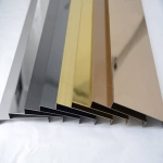 Nẹp inox trang trí ốp chân tường