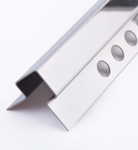 Nẹp inox trắng trang trí 