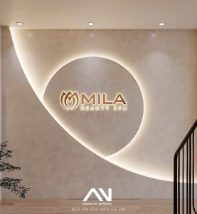 Thi công vách thạch cao cửa tiệm