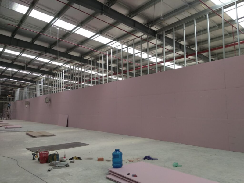 Thi công thạch cao chống cháy Long An