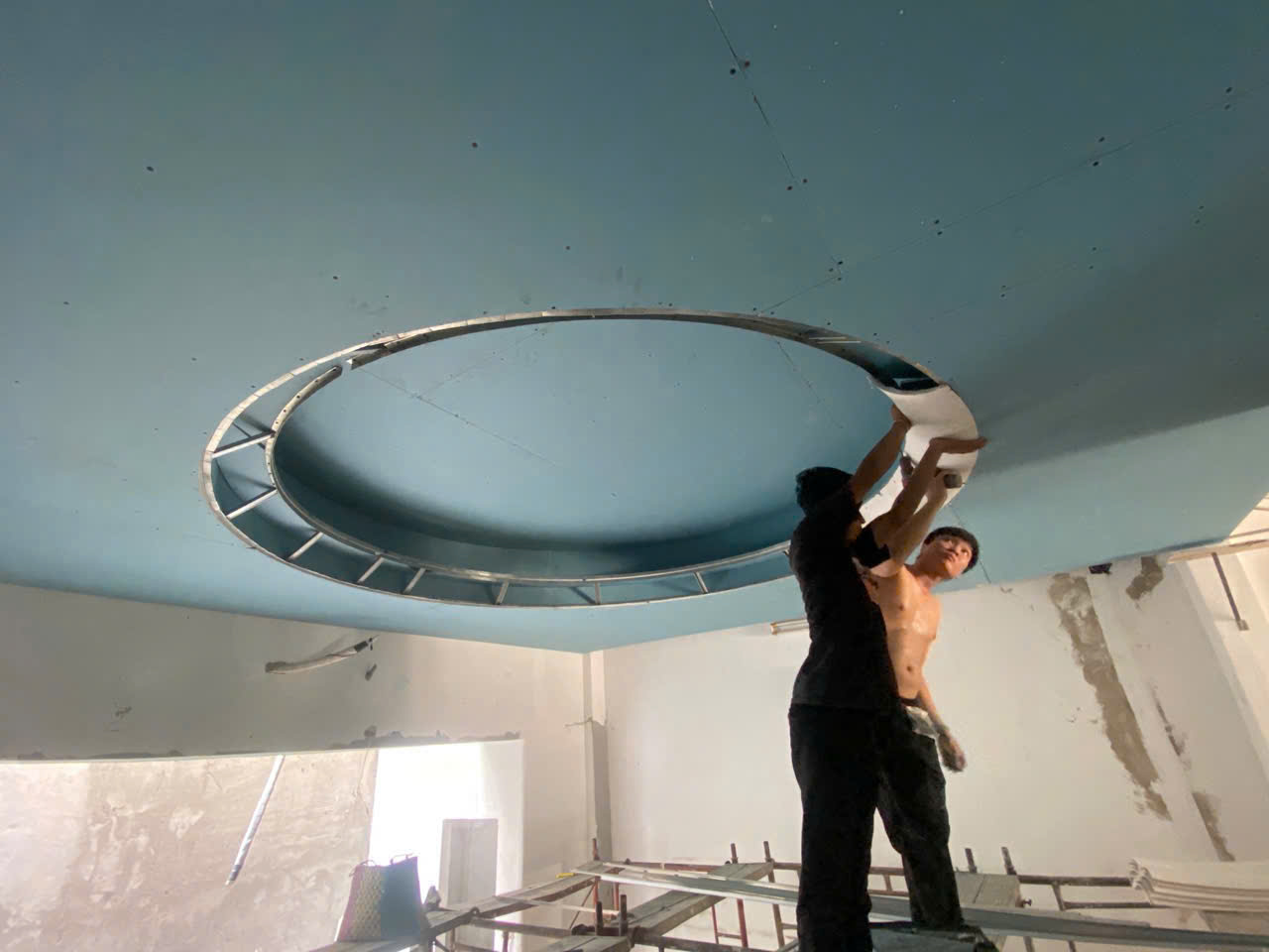 Thi công trần thạch cao chống cháy giá rẻ chuẩn PCCC