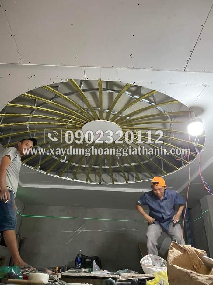 thi công trần vách thạch cao Gò Vấp